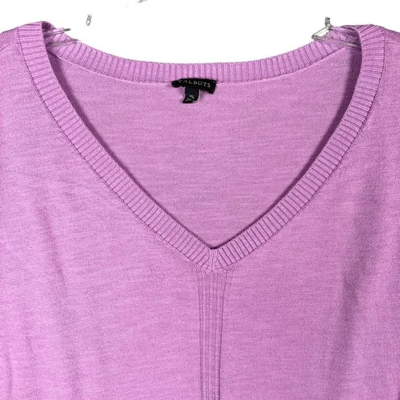 Talbots Pink Relaxed Fit Blouse - Picture 5 of 12